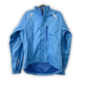 Endura Gridlock Cycling Jacket Womens Medium Blue Waterproof Reflective Outdoors